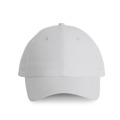 Casquette 6 panneaux perforée K-up – Blanc – Personnalisable