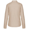 Chemise popeline polycoton entretien facile femme Beige Kariban – vue 2