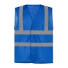 Gilet haute visibilité maille ajourée Bleu Royal – Yoko