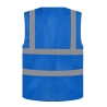 Gilet haute visibilité maille ajourée Bleu Royal – Yoko – vue 2