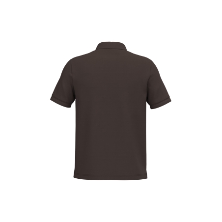 Polo piqué manches courtes homme Kariban Marron – vue 2