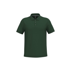 Polo piqué manches courtes homme Kariban Vert Forest Green