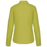 Chemise popeline polycoton femme vert lime Kariban – vue 2