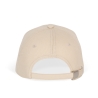 Casquette 5 panneaux sandwich contrasté Beige/Blanc K-up – vue 2