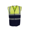 Gilet haute visibilité bicolore jaune/marine Yoko