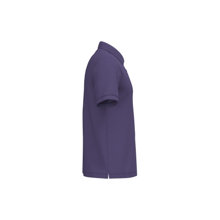 Polo piqué manches courtes Kariban homme – Violet – vue 3