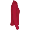 Chemise popeline polycoton femme rouge Kariban – coupe droite – vue 3