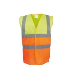 Gilet haute visibilité bicolore Jaune/Orange Yoko