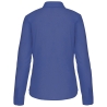 Chemise popeline polycoton femme bleue cobalte – Kariban – vue 2