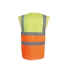Gilet haute visibilité bicolore Jaune/Orange Yoko – vue 2