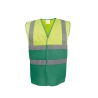 Gilet haute visibilité bicolore jaune/vert Yoko – Classe 2