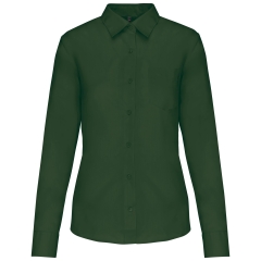 Chemise popeline polycoton femme Forest Green Kariban