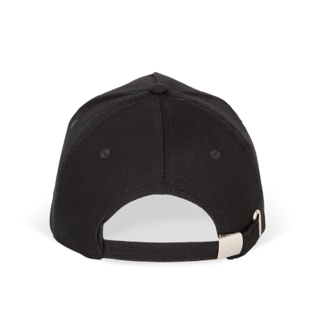 Casquette 5 panneaux sandwich contrasté Noir/Orange K-up – vue 2