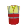 Gilet haute visibilité bicolore jaune/rouge Yoko – Classe 2