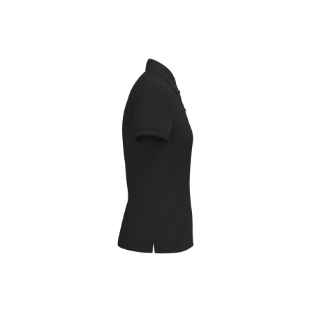 Polo Manches Courtes Femme Noir 220 g/m² – Kariban – vue 3