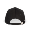 Casquette 5 panneaux sandwich contrasté Noir/Rouge K-up – vue 2