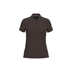 Polo manches courtes femme Marron Kariban – 220 g/m²