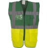 Gilet haute visibilité multifonction Vert Paramedic Yoko