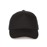 Casquette 5 panneaux sandwich contrasté Noir/Blanc K-up