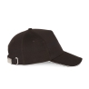 Casquette 5 panneaux sandwich contrasté Noir/Blanc K-up – vue 3