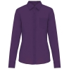 Chemise popeline polycoton femme violet – Kariban