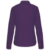 Chemise popeline polycoton femme violet – Kariban – vue 2