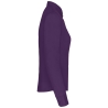 Chemise popeline polycoton femme violet – Kariban – vue 3