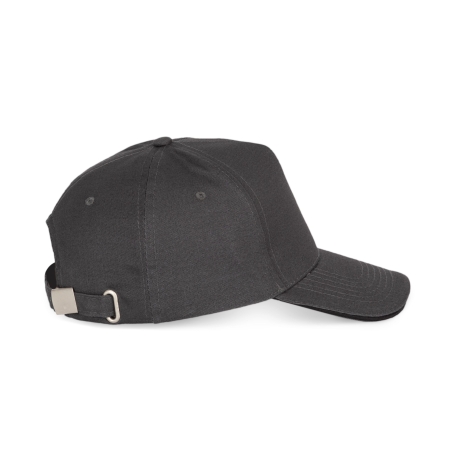 Casquette 5 panneaux sandwich contrasté Gris - K-up – vue 3