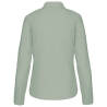 Chemise popeline polycoton femme coupe droite Vert Sauge Kariban – vue 2