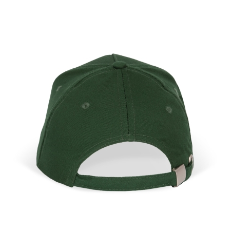 Casquette 5 panneaux sandwich contrasté Vert Forest Green / Beige K-up – vue 2