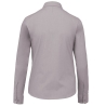 Chemise popeline polycoton femme coupe droite gris – Kariban – vue 2