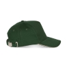 Casquette 5 panneaux sandwich contrasté Vert Forest Green / Beige K-up – vue 3