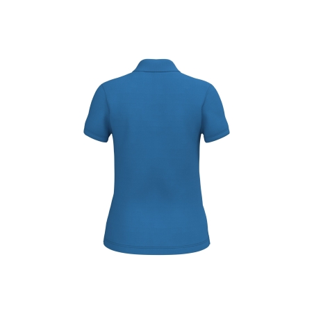 Polo Manches Courtes Femme Bleu Royal Kariban – Personnalisé – vue 2