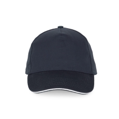 Casquette 5 panneaux sandwich contrasté Marine K-up