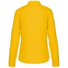 Chemise popeline polycoton femme jaune entretien facile Kariban – vue 2