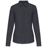 Chemise popeline polycoton femme gris zinc Kariban