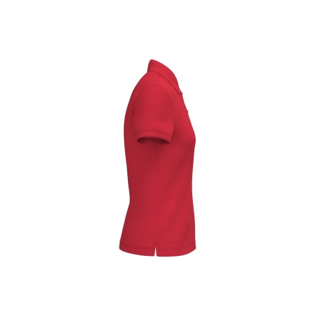 Polo manches courtes femme Rouge Kariban – 220 g/m² – vue 3