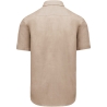 Chemise popeline polycoton manches courtes beige homme Kariban – vue 2