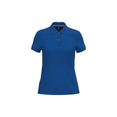 Polo Manches Courtes Femme Bleu Royal Kariban – 220 g/m²
