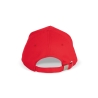 Casquette 5 panneaux sandwich contrasté Rouge/Blanc K-up – vue 2