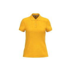 Polo manches courtes femme Kariban Jaune – 220 g/m²
