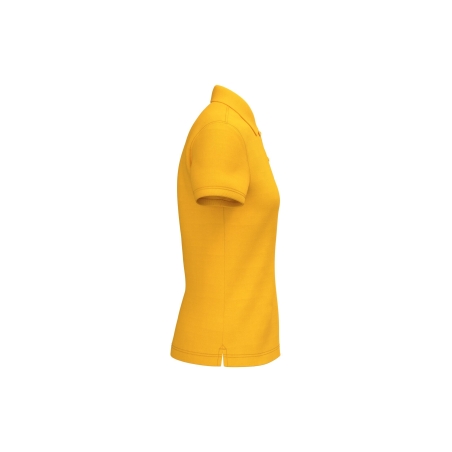 Polo manches courtes femme Kariban Jaune – 220 g/m² – vue 3
