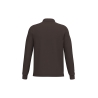Polo manches longues homme Marron Kariban – Coton peigné 220 g/m² – vue 2
