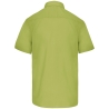 Chemise popeline manches courtes Kariban homme – Vert lime – vue 2