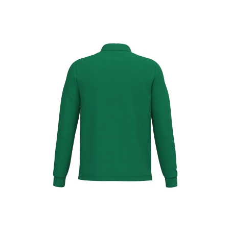 Polo manches longues homme Kariban Vert Kelly Green – vue 2
