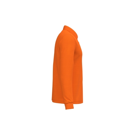 Polo manches longues homme Kariban Orange – 220 g/m² – vue 3