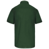 Chemise popeline polycoton manches courtes Vert Kariban – vue 2
