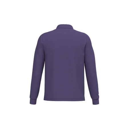 Polo manches longues homme Violet Kariban – Coton peigné 220 g/m² – vue 2