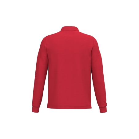 Polo Manches Longues Homme Rouge Kariban – 220 g/m² – vue 2