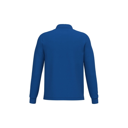 Polo manches longues homme Bleu Royal Blue Kariban – vue 2